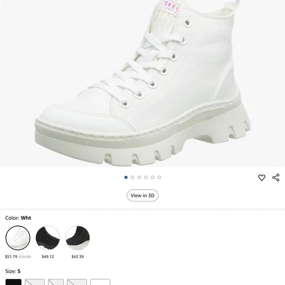 Sketchers Street Roadies Romper High Top Sneakers - Size 9.5 - Picture 8 of 8